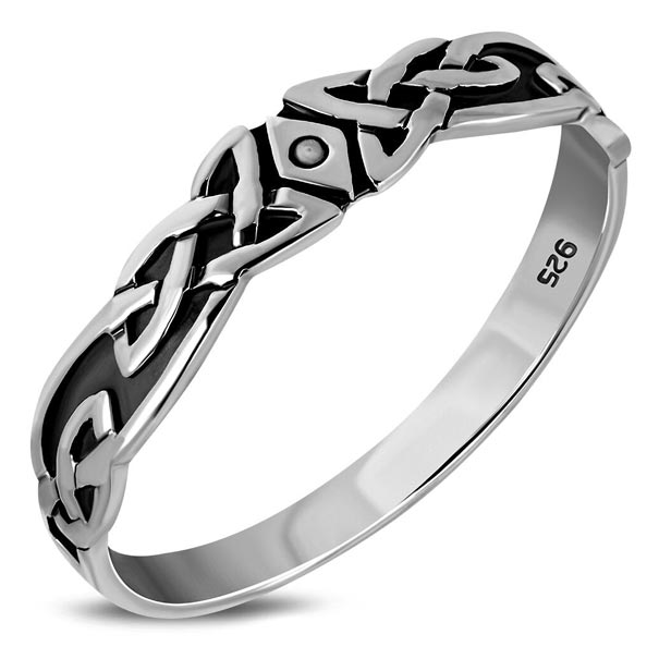 Celtic Knot Ring - Antique Style Celtic Arms